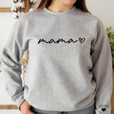 Personalized Mama Sweatshirt with Child's Name on Sleeve,Mothers Day Gift,New Mom Gift