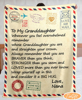 Letter Blanket To Granddaughter When You Feel Overwhelmed