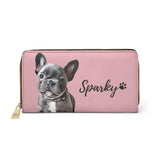 Custom Dog Portrait Zipper Wallet Custom Pet Zipper Wallet Custom Dog Wallet Pet Memorial Gift Personalized Gift For Mom