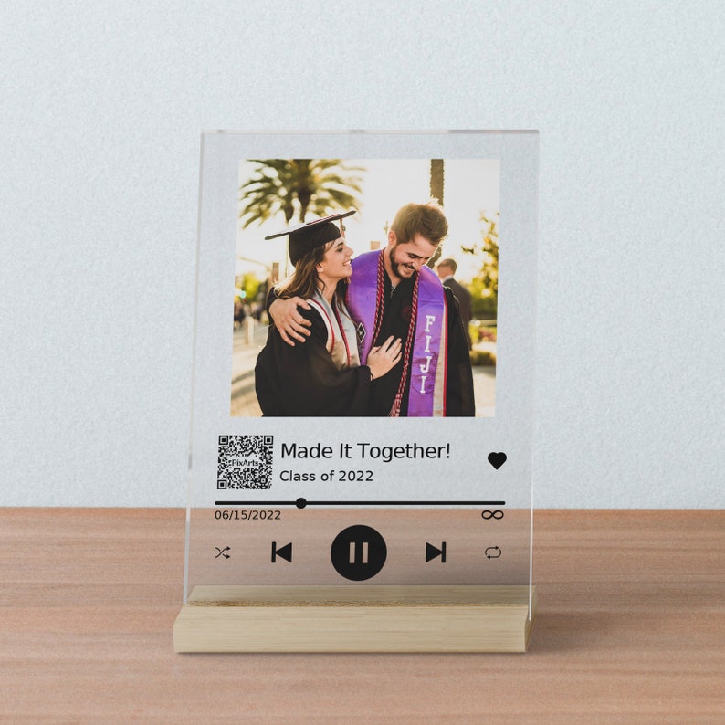 Personalized Music Plaque, Anniversary Gift, Personalized Acrylic Music Plaque Album Cover