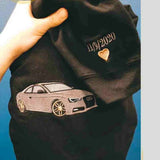 Custom Car from Photo Embroidered Sweatshirt Personalized Embroidered Car from Photo Hoodie Embroidered Car Shirt Gift for Him