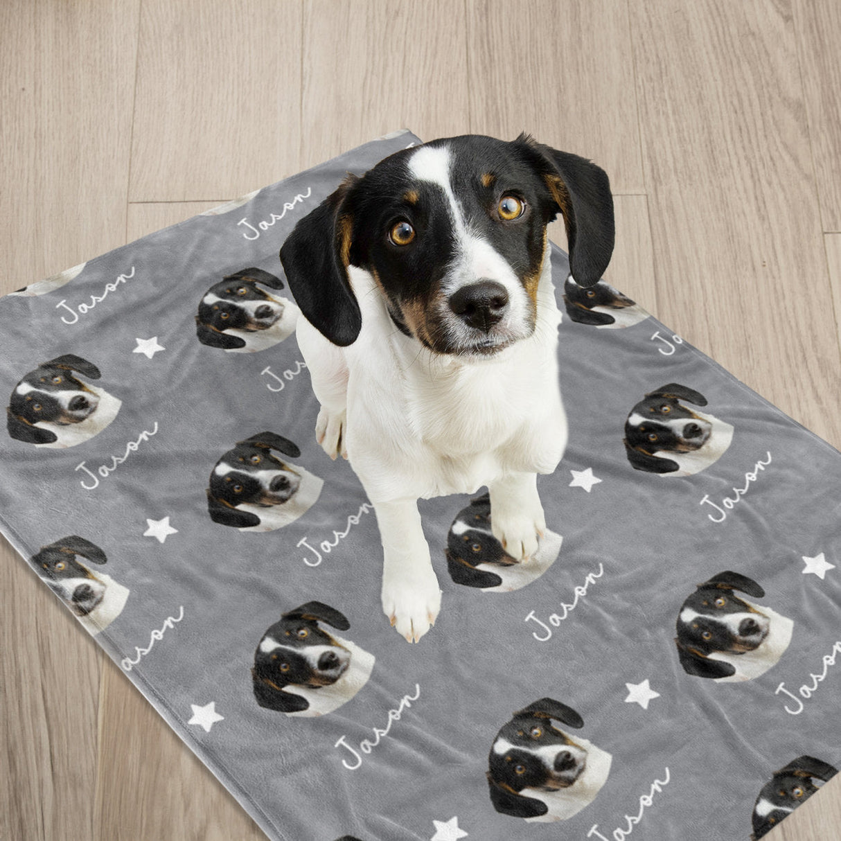 Custom Pet Blanket Custom Dog Photo Blanket With Name Custom Dog Blanket Pet Photo Blanket Dog Dad Gifts, Pet Lover Gifts