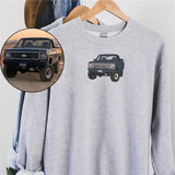 Custom Embroidered Car Hoodie, Car Lover Gift